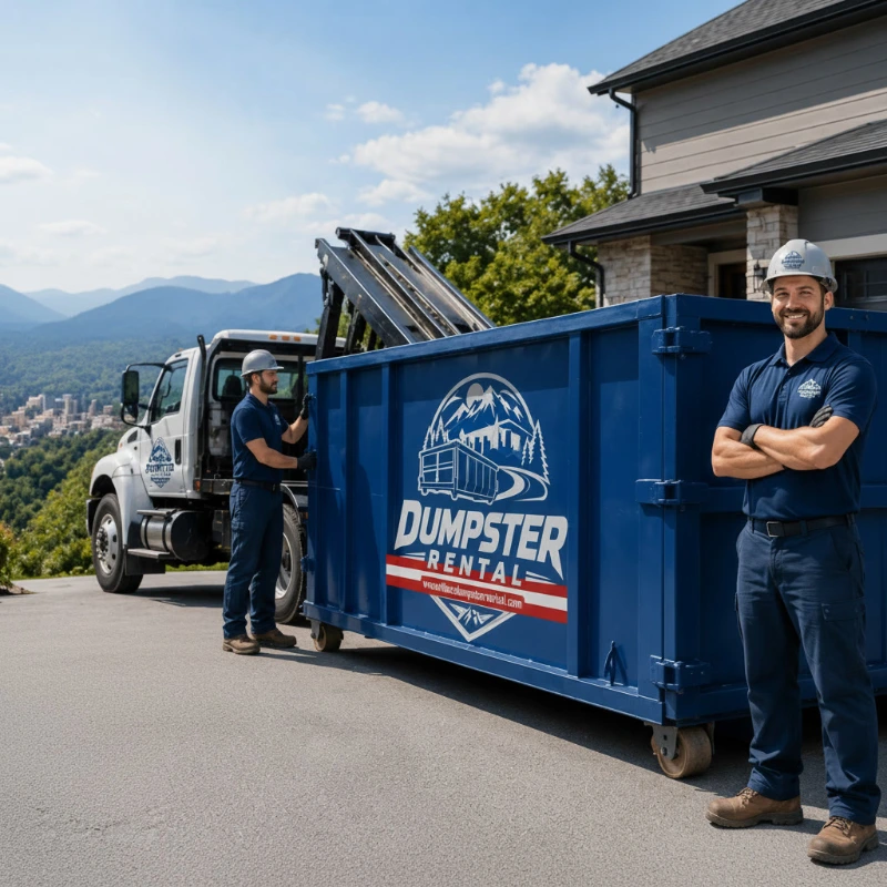 20-yard dumpster rental in Asheville NC