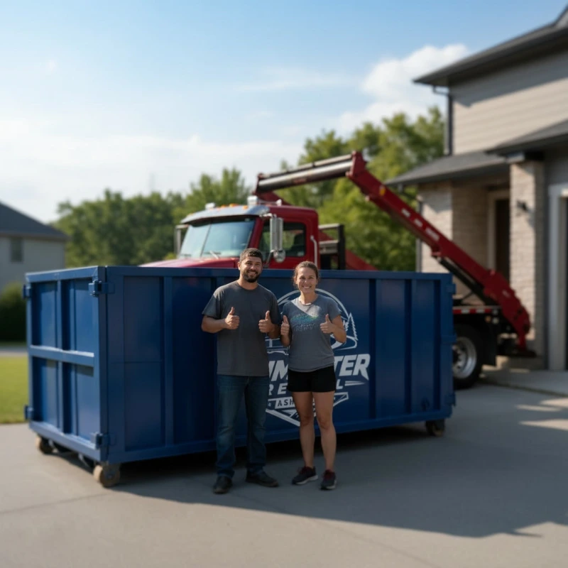 Property & Rental Cleanouts dumpster rental in Asheville NC